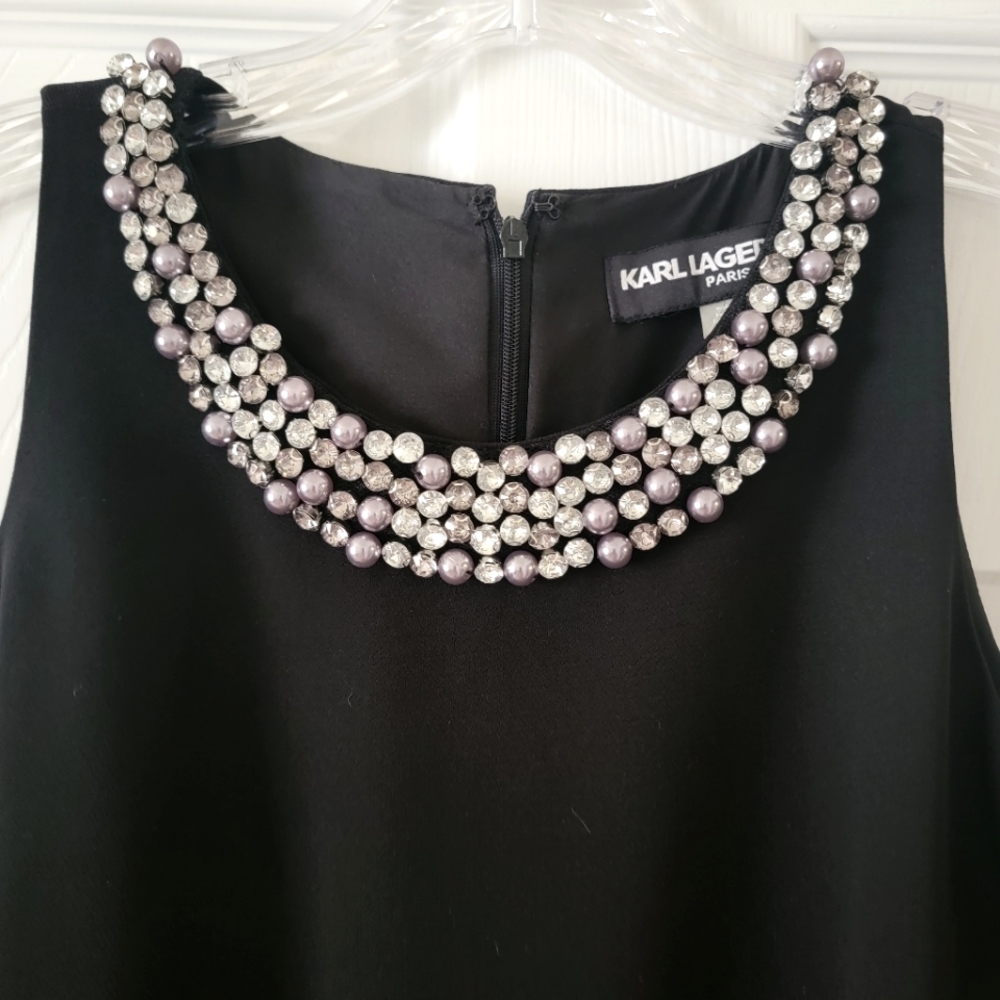 Karl Lagerfeld Paris - Women's Black Evening Gown Size 8